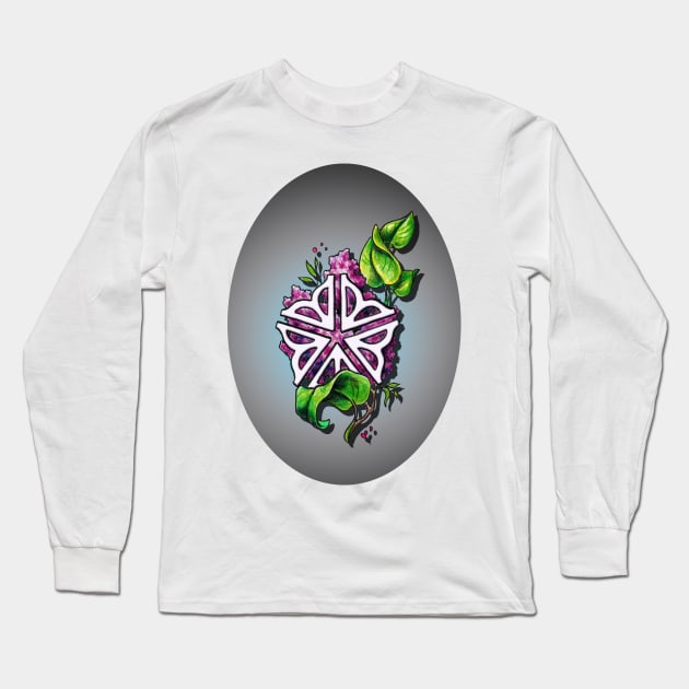 Rochester Flower (Lilac - Rochester NY) Long Sleeve T-Shirt by justteejay